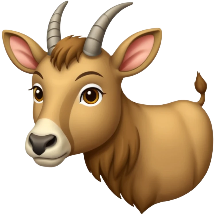 Slede getrokken door een eland emoji