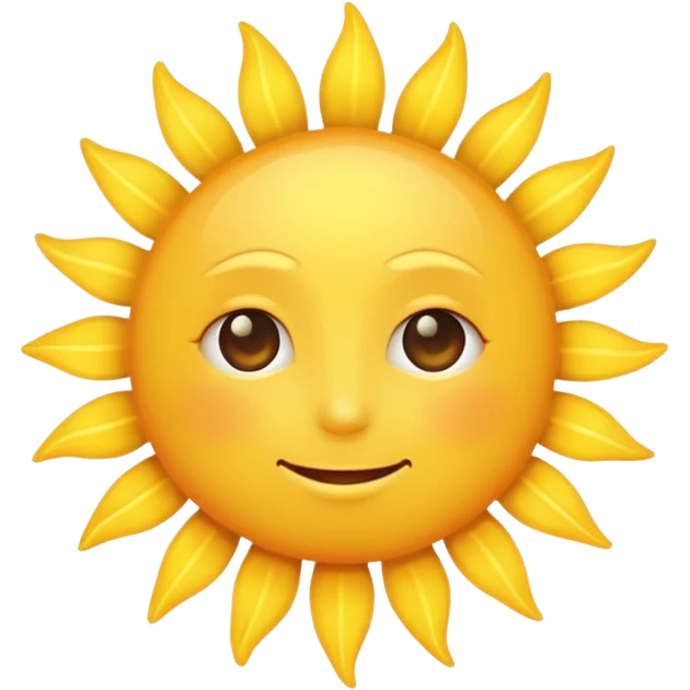 make a sun emoji