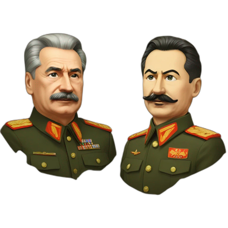 stalin with putin emoji