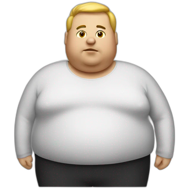 Fat electric guy emoji