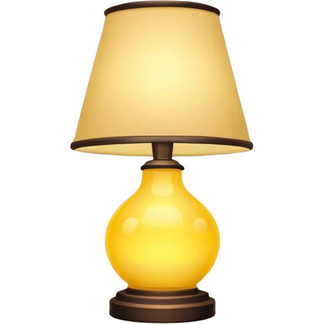 Simple Lamp, microsoft style emoji emoji