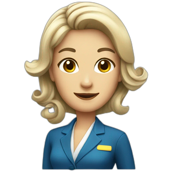 stewardess emoji
