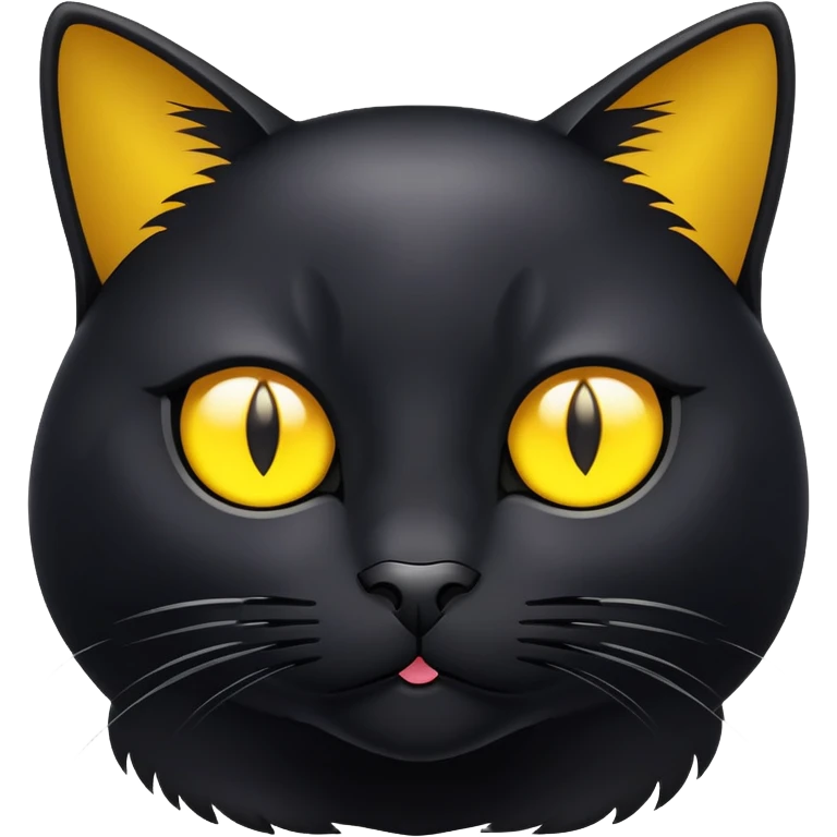 Gato negro emoji