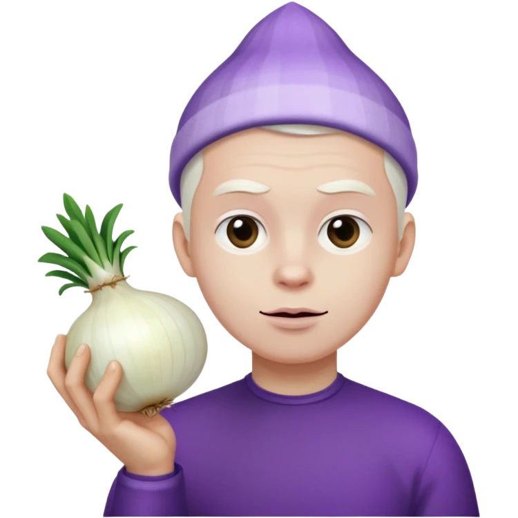 julliened onion emoji