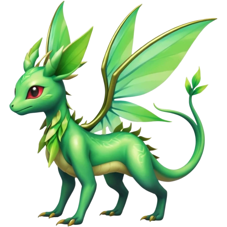 Shiny Exotic Flygon-Leafeom-Celebi-Scyther-Hybrid-Creature emoji