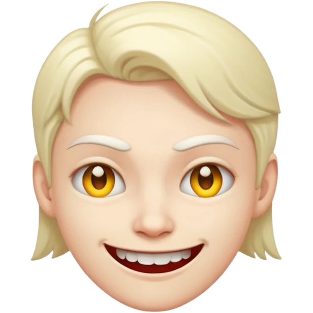 Happy evil emoji
