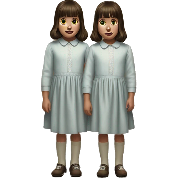 twins girls in the shining film emoji