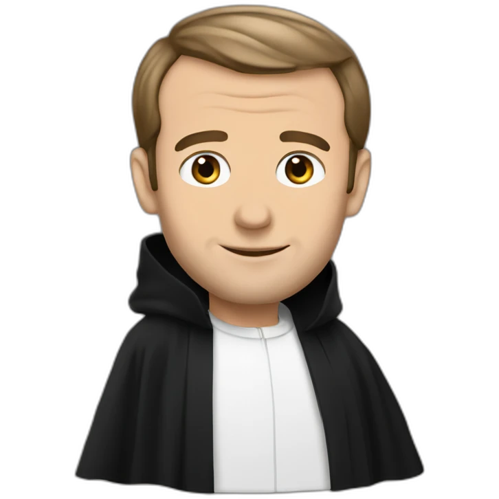Emmanuel Macron wearing an abaya emoji