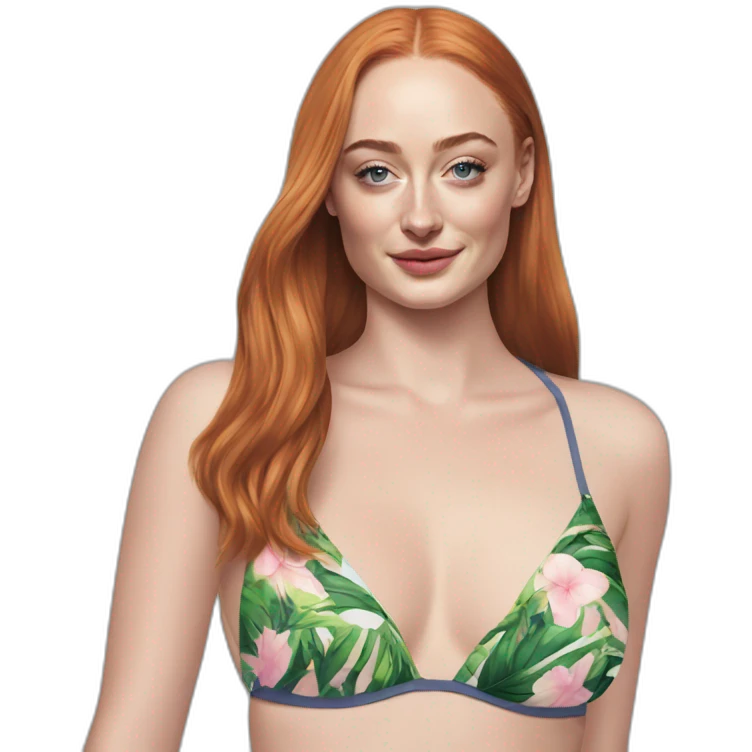 Sophie turner bikini emoji