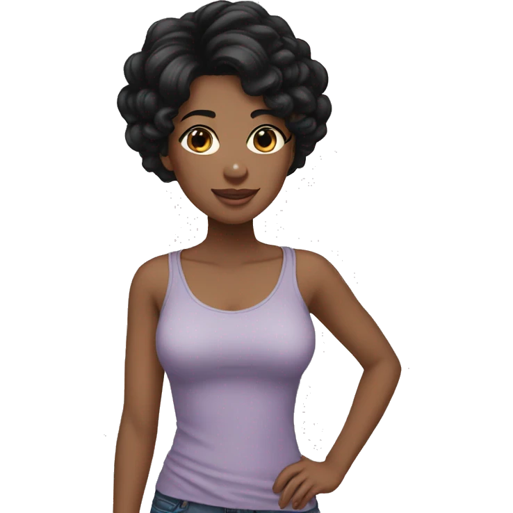 There black hair, fair skin, sisters emoji