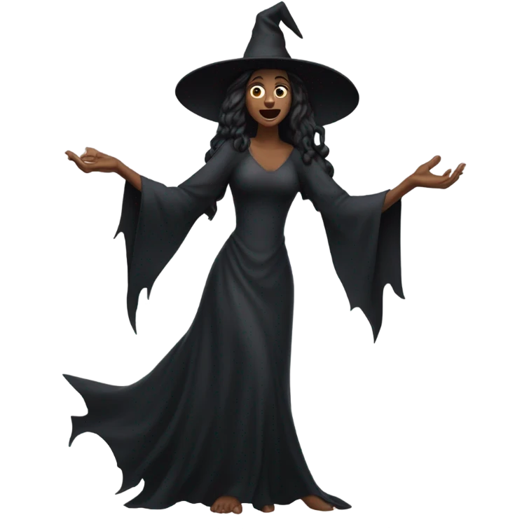 witch shrugs emoji