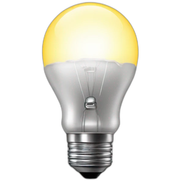 light bulb idea emoji