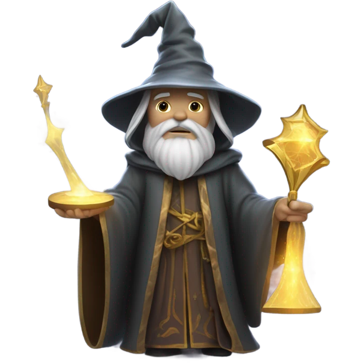 wizard holding database emoji