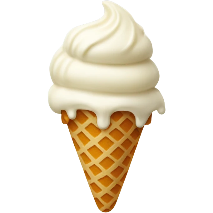 ice cream vanilla emoji