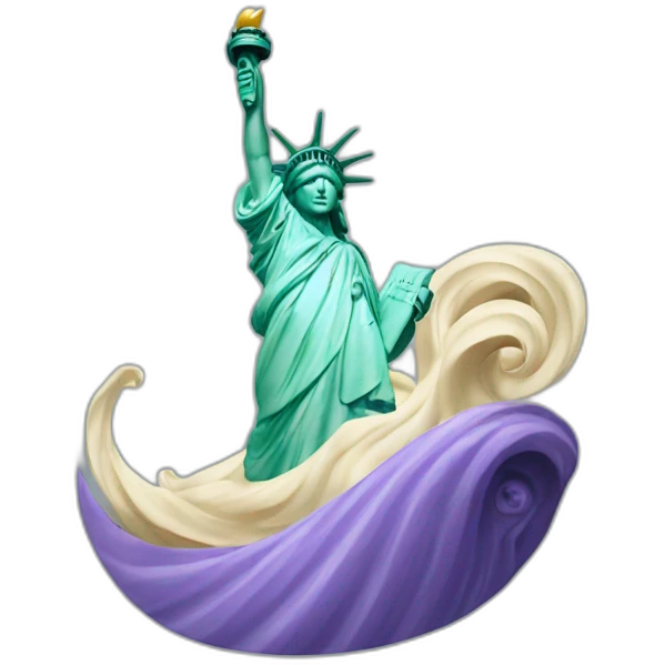 liberty wave emoji