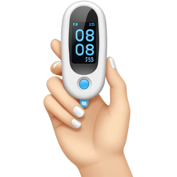 diabetes finger tester emoji