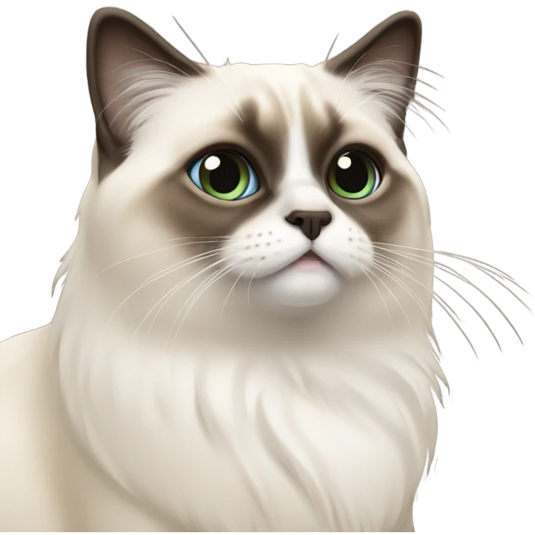 Birman cat emoji