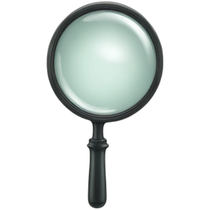magnifying glass emoji