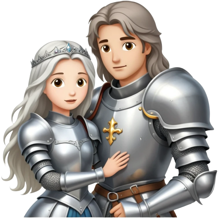 Knight in shining armor saves Princess emoji