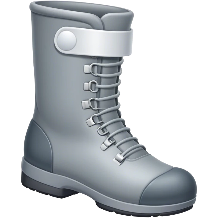 Medical boot grey emoji