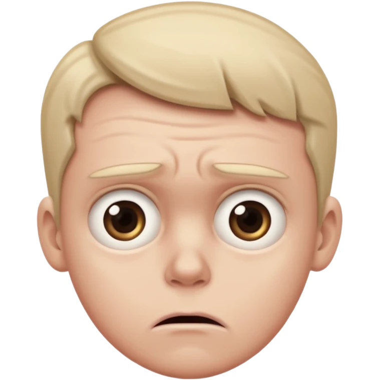 Fear and worried mixed emoji