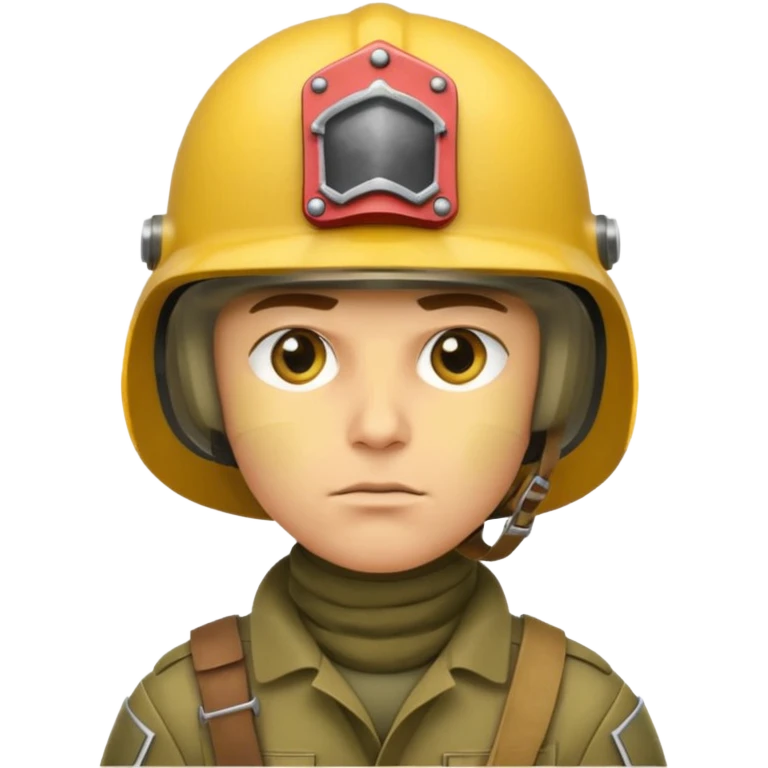 Soldier just face no body generic yellow skin with a gunner helmet that has NO FUCKING ISIGNIA emoji