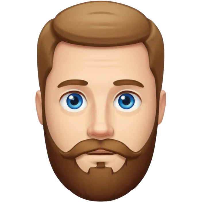 White man with a beard emoji
