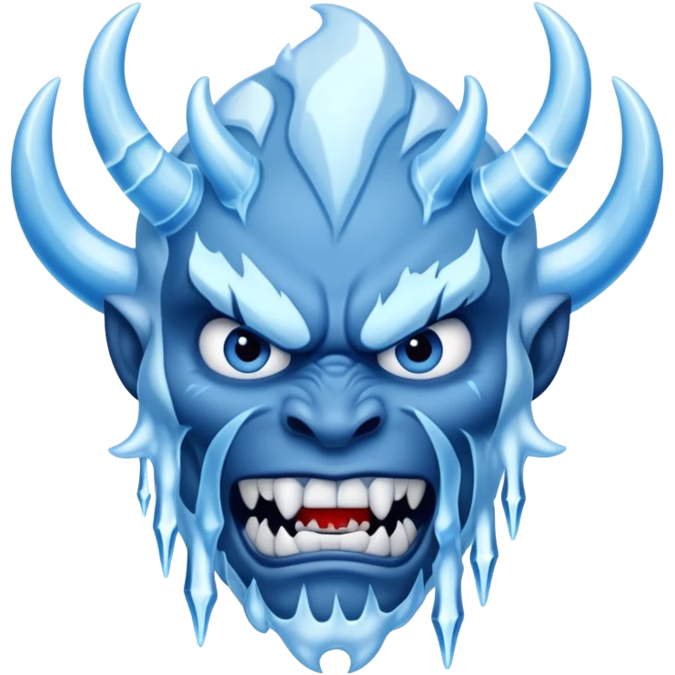 The demon in the Ice emoji