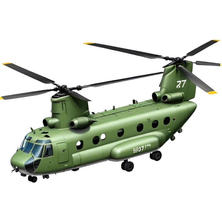 CH-47 Chinook Helicopter - boeing emoji
