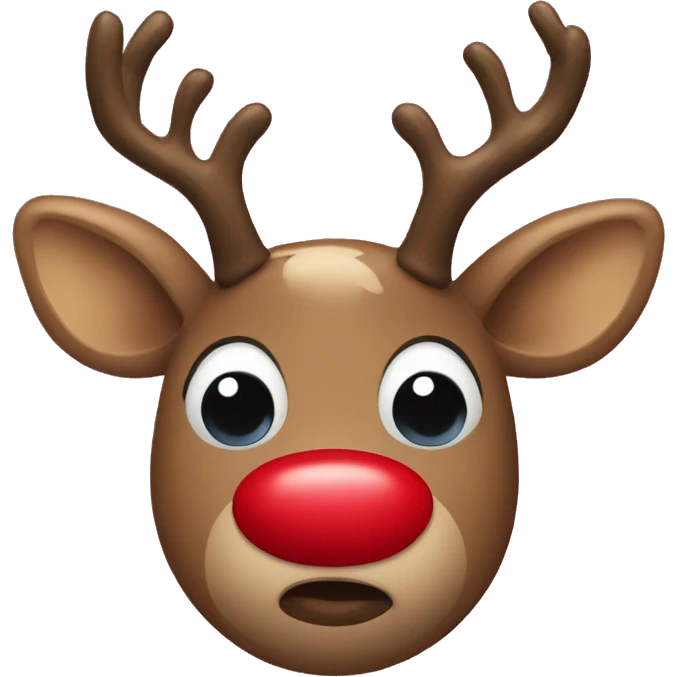 Red Nosed Reindeer emoji
