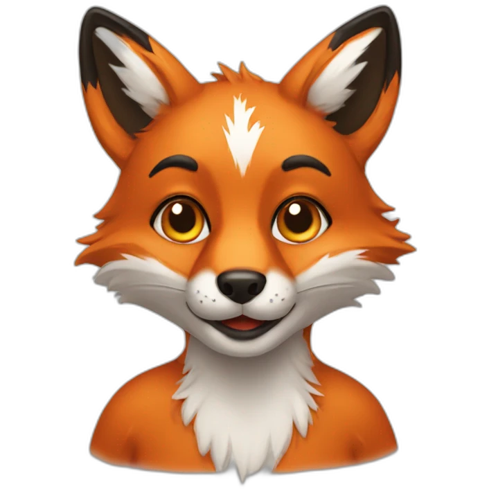 Fox with Make up emoji