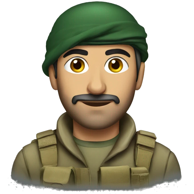 Iranian soldier emoji
