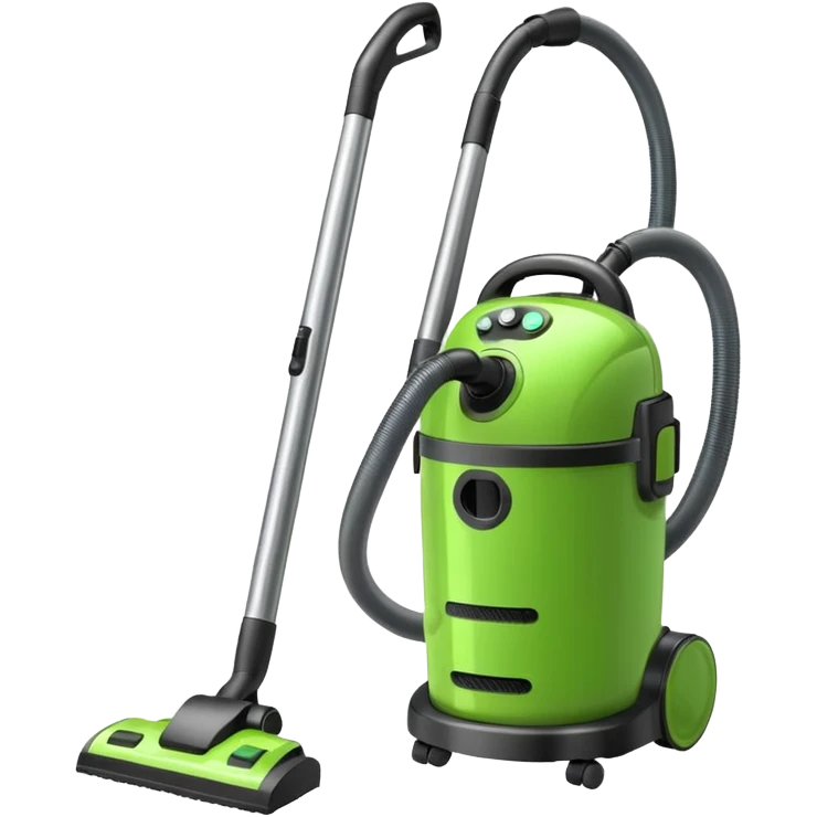 green vacuum cleaner emoji