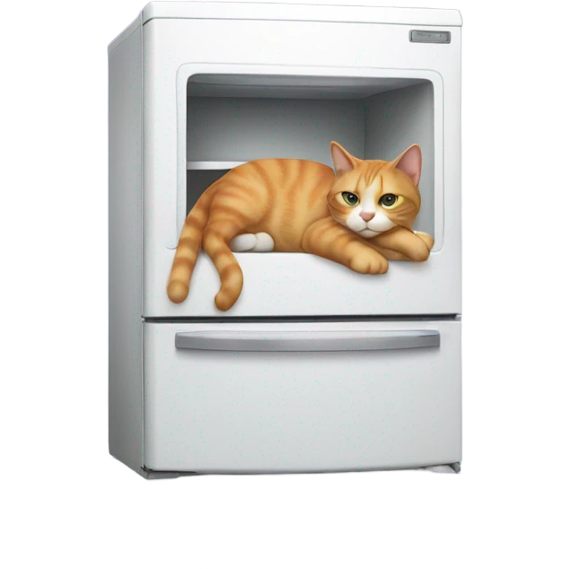 Cat with refrigerator  emoji