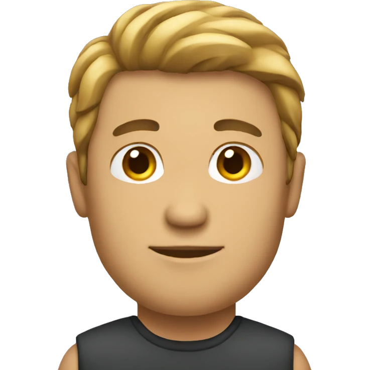 Men showing left side emoji