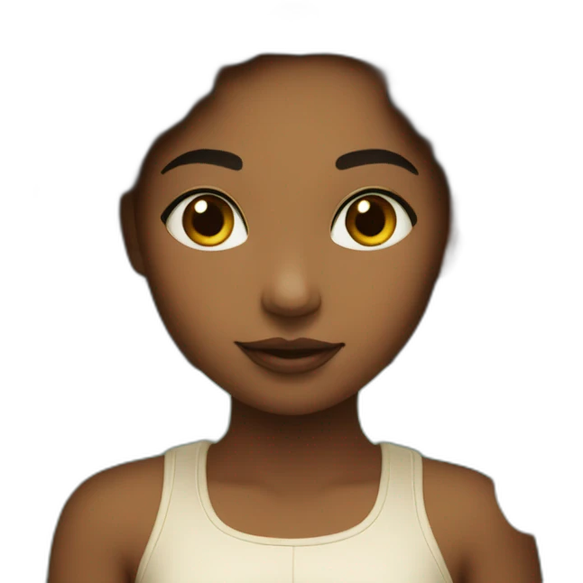 girl with magnolia emoji