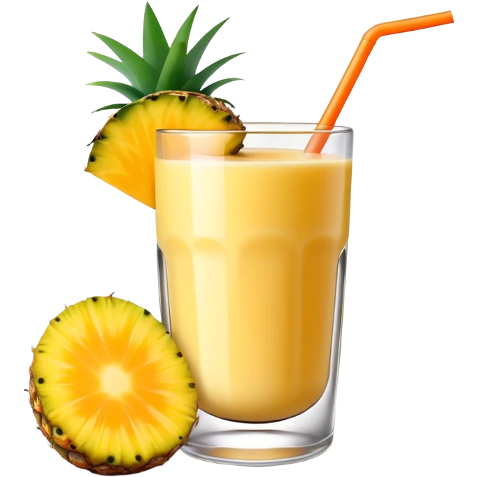 Pineapple mango smoothie  emoji