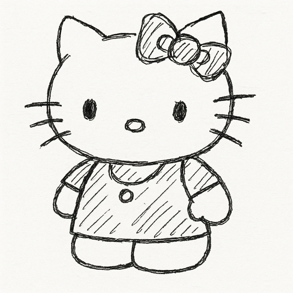 Hello kitty emoji