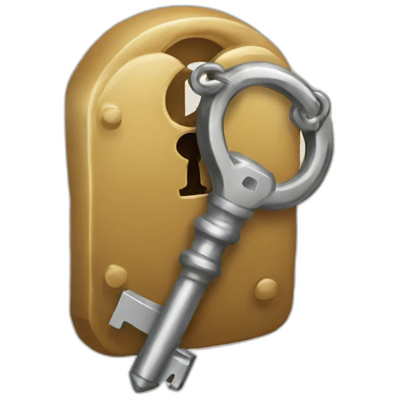 key-and-lock emoji