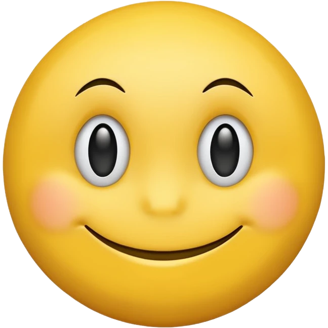 A smily face doing uhm emoji