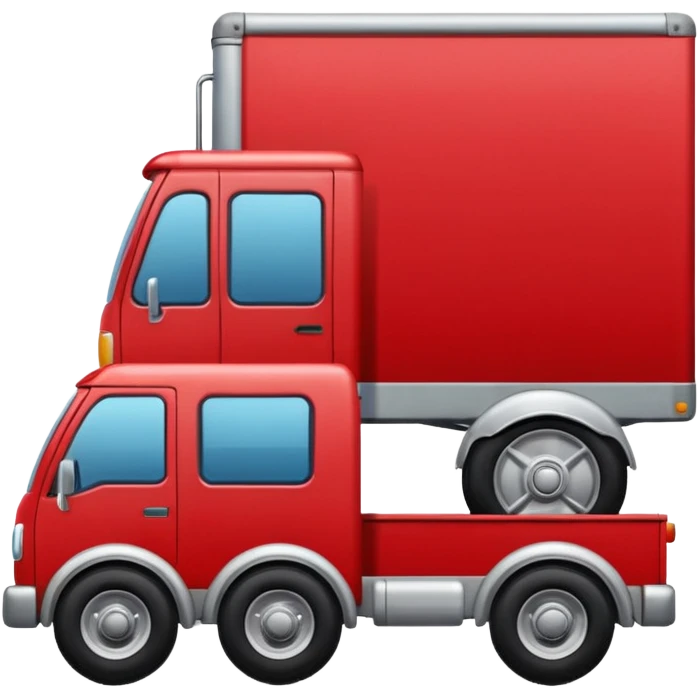 Moving truck or dolly
 emoji
