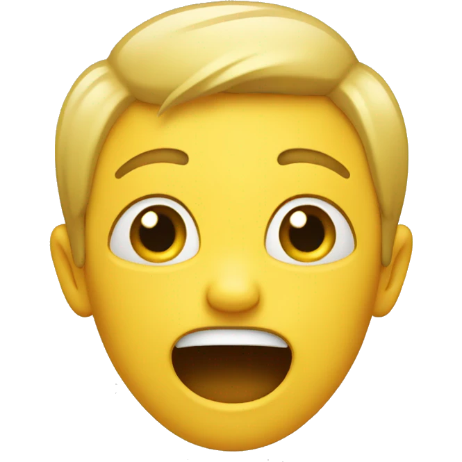 Excited crying emoji