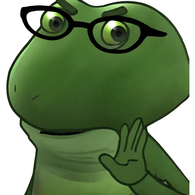 tree elf wearing 3d glasses with startled look  emoji