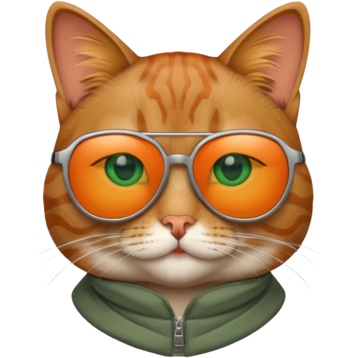 Cat wearing sunglasses emoji