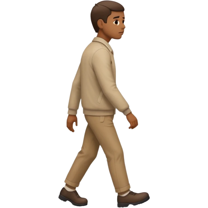 man leaving from conversation  emoji