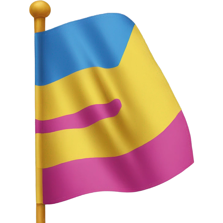 Pansexual flag emoji