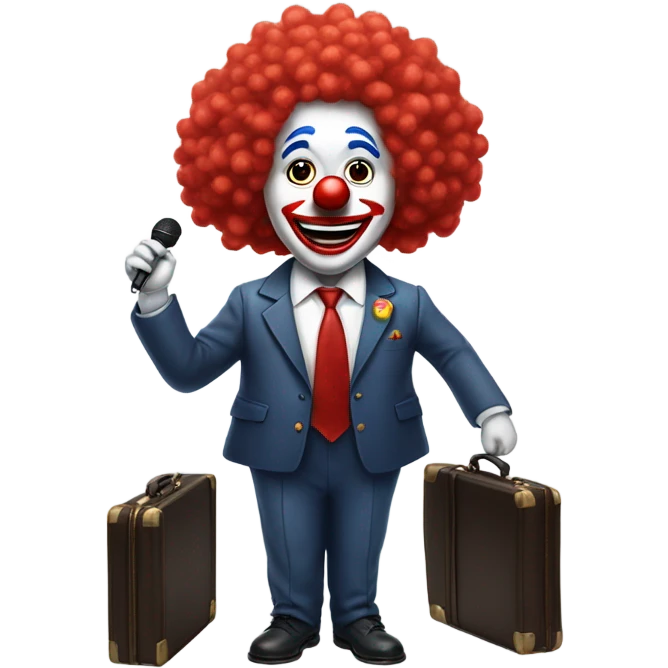 Clown president of the usa emoji