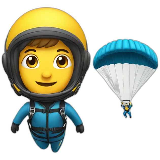 Skydiver emoji