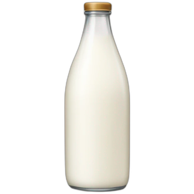 bottle with milk emoji