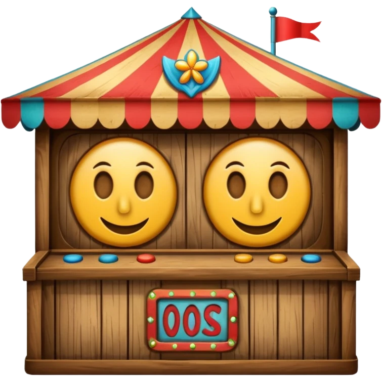 Shooting gallery booth emoji